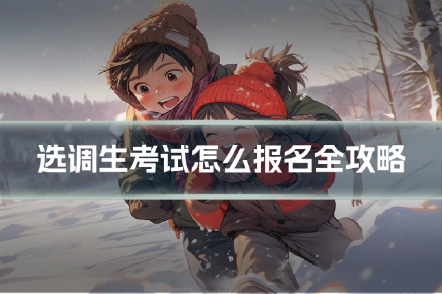 选调生考试怎么报名全攻略