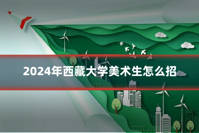 2024年西藏大学美术生怎么招
