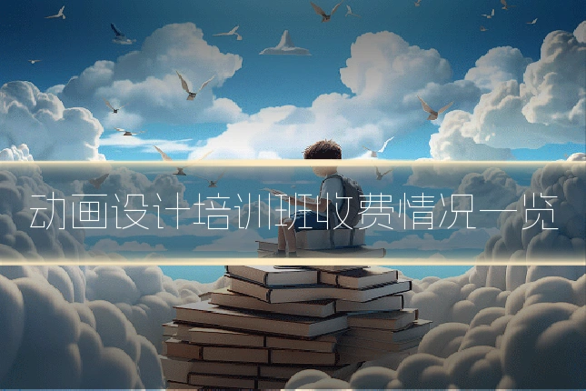 动画设计培训班收费情况一览