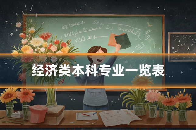 经济类本科专业一览表