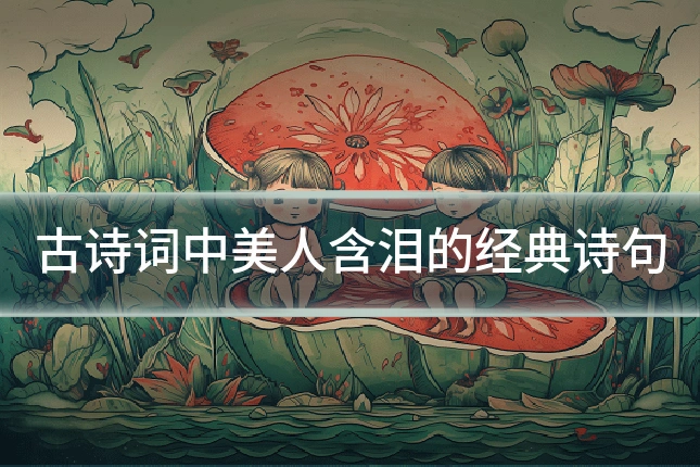 古诗词中美人含泪的经典诗句