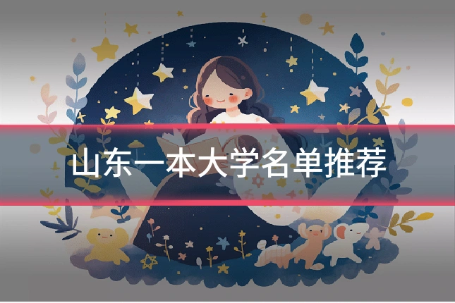 山东一本大学名单推荐