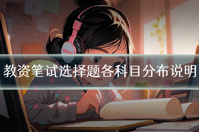 教资笔试选择题各科目分布说明
