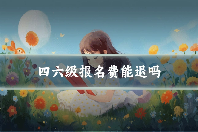 四六级报名费能退吗