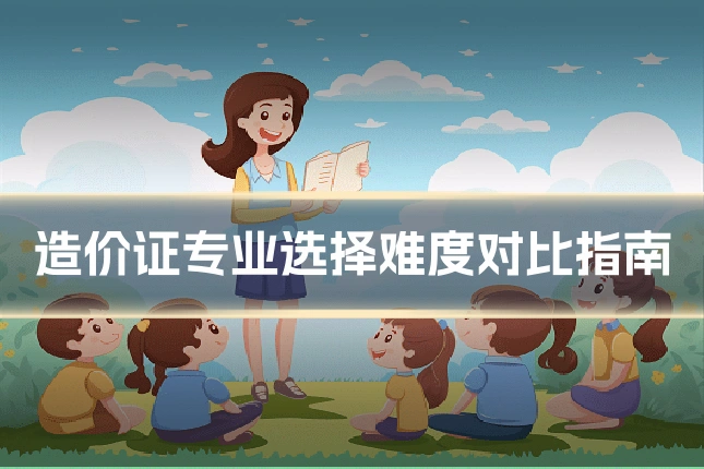 造价证专业选择难度对比指南