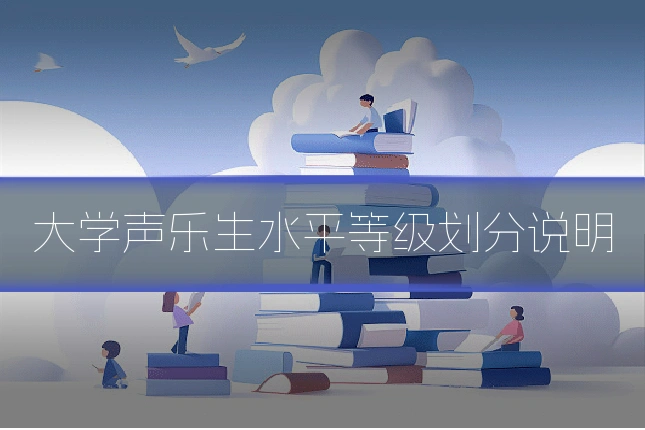 大学声乐生水平等级划分说明