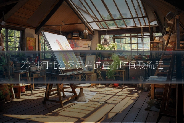 2024河北公务员考试查分时间及流程