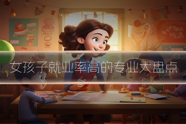 女孩子就业率高的专业大盘点