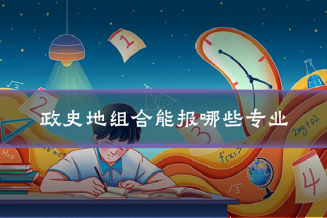 政史地组合能报哪些专业