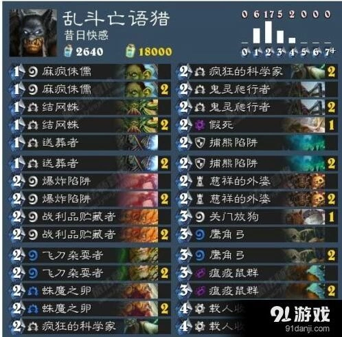 炉石传说亡语说两遍乱斗卡组推荐