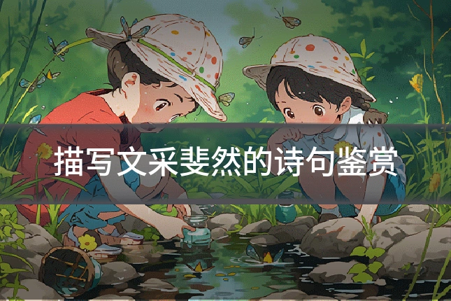 描写文采斐然的诗句鉴赏