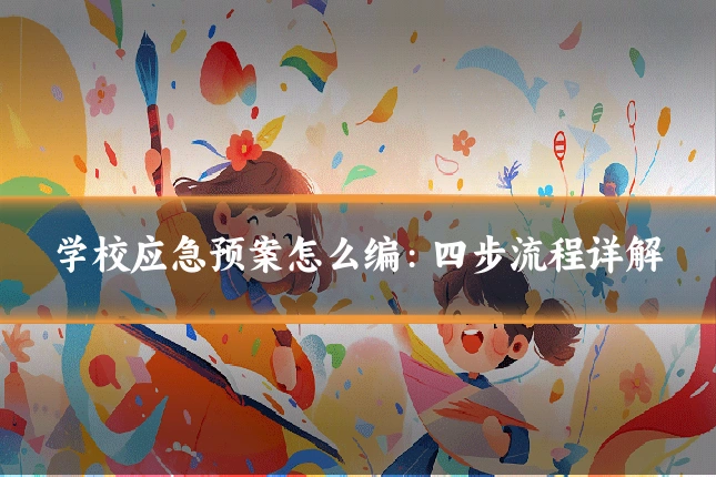 学校应急预案怎么编:四步流程详解