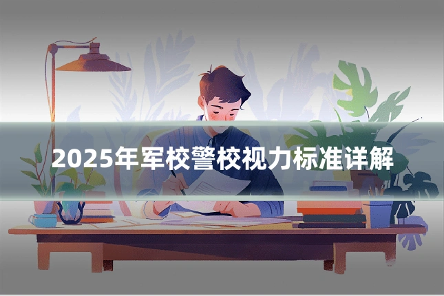 2025年军校警校视力标准详解