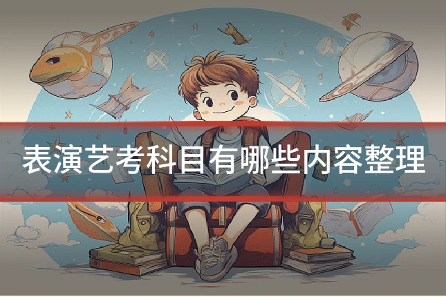 表演艺考科目有哪些内容整理