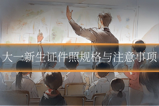 大一新生证件照规格与注意事项