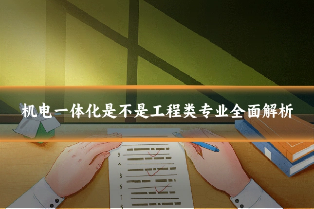 机电一体化是不是工程类专业全面解析