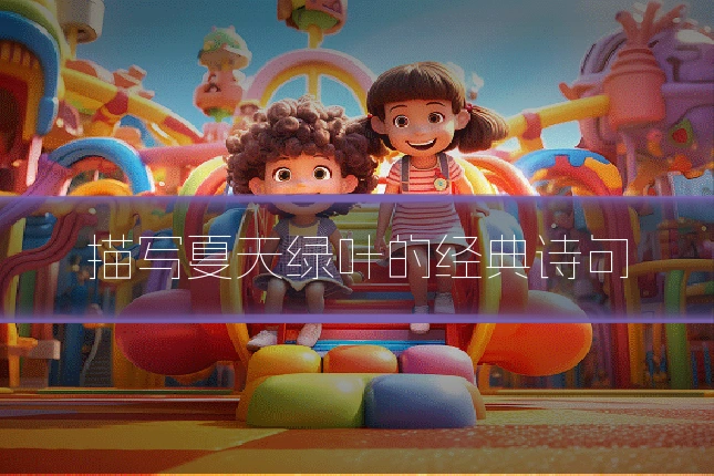 描写夏天绿叶的经典诗句
