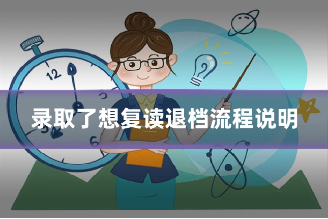 录取了想复读退档流程说明