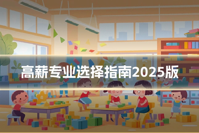 高薪专业选择指南2025版
