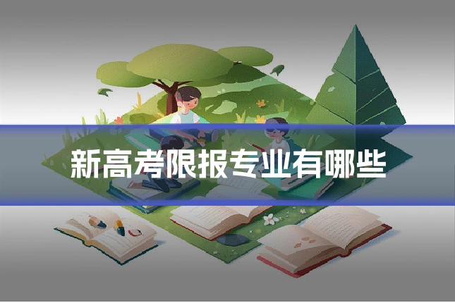 新高考限报专业有哪些