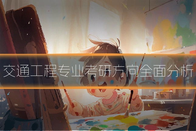 交通工程专业考研方向全面分析