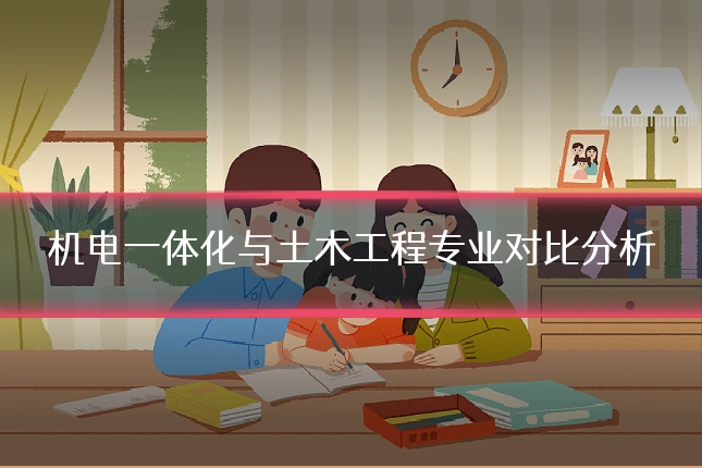 机电一体化与土木工程专业对比分析