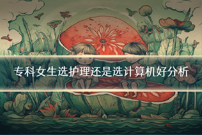 专科女生选护理还是选计算机好分析