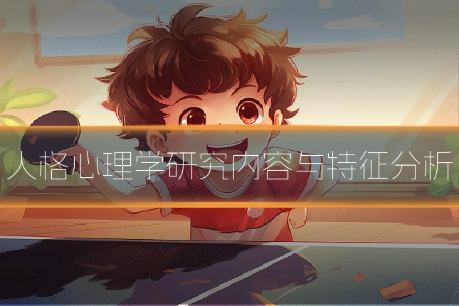 人格心理学研究内容与特征分析