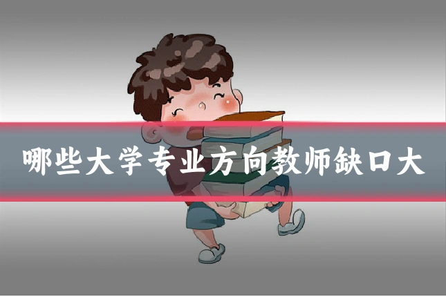 哪些大学专业方向教师缺口大