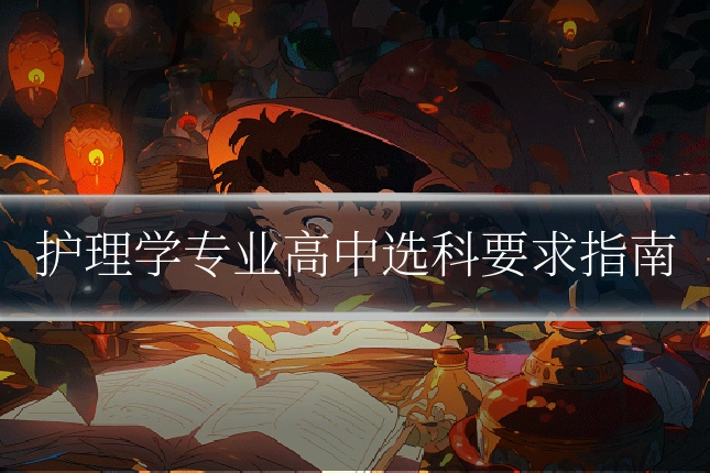 护理学专业高中选科要求指南