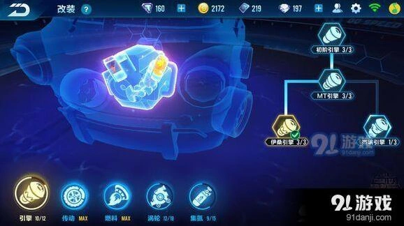 QQ飞车 伊桑杰瑞引擎对比分析技巧