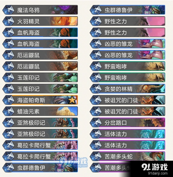 炉石传说德鲁伊快攻卡组构筑指南