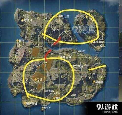 荒野行动封桥守点与守桥位置实战攻略