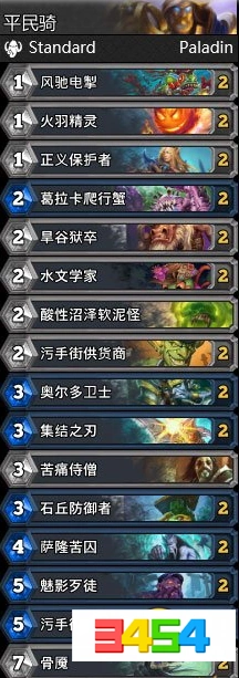 炉石传说狗头人骑士污手骑卡组攻略
