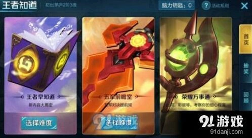 王者荣耀荣耀万事通答题答案指南
