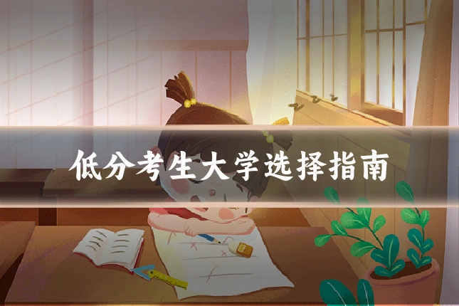 低分考生大学选择指南
