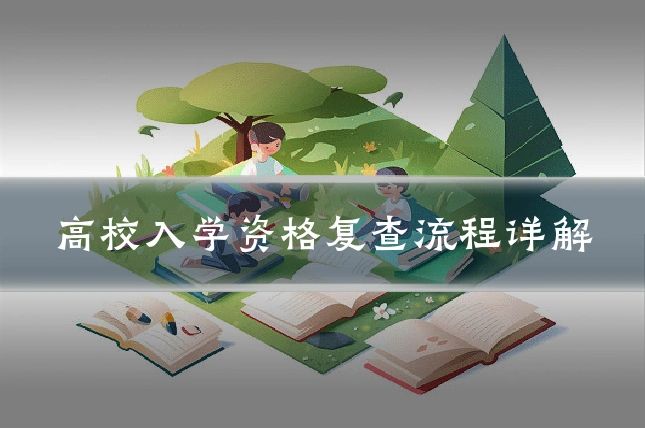 高校入学资格复查流程详解