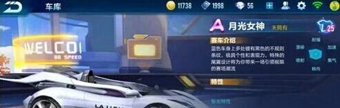 QQ飞车手游月光女神黑夜传说对比