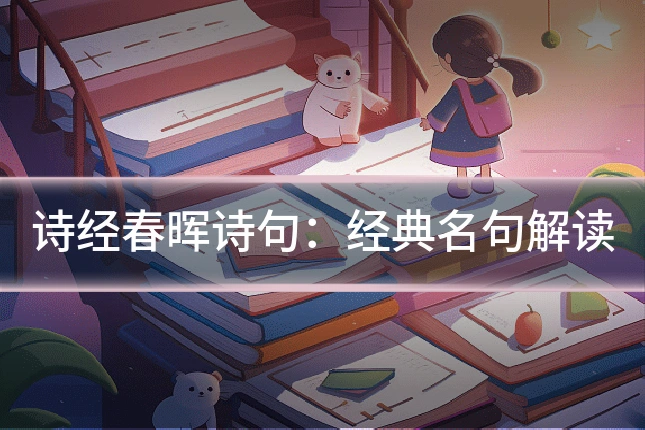 诗经春晖诗句:经典名句解读