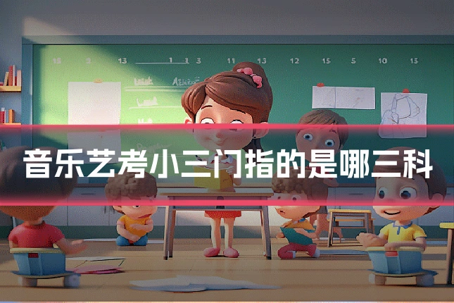 音乐艺考小三门指的是哪三科