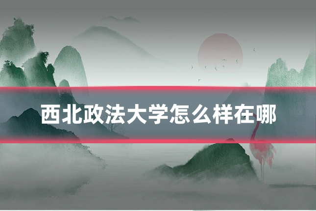 西北政法大学怎么样在哪