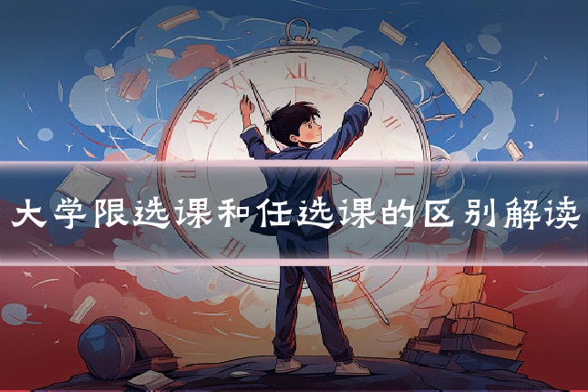 大学限选课和任选课的区别解读
