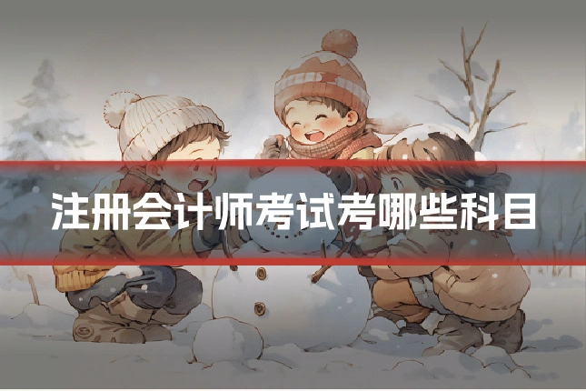 注册会计师考试考哪些科目