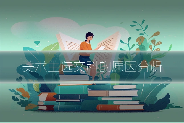 美术生选文科的原因分析