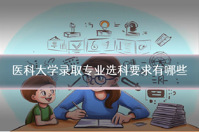 医科大学录取专业选科要求有哪些