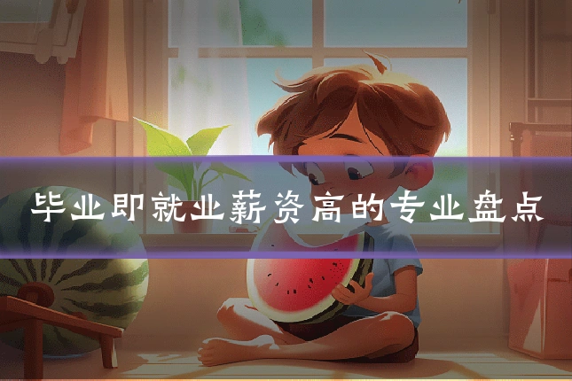 毕业即就业薪资高的专业盘点