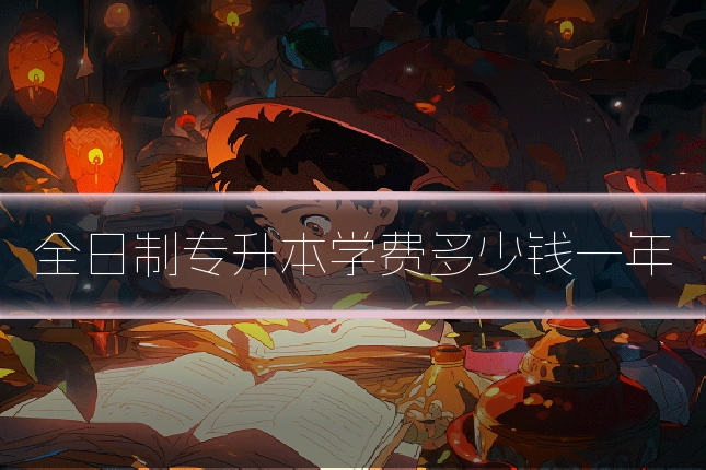 全日制专升本学费多少钱一年