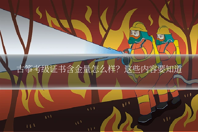 古筝考级证书含金量怎么样?这些内容要知道