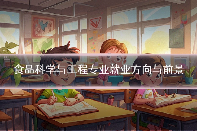 食品科学与工程专业就业方向与前景