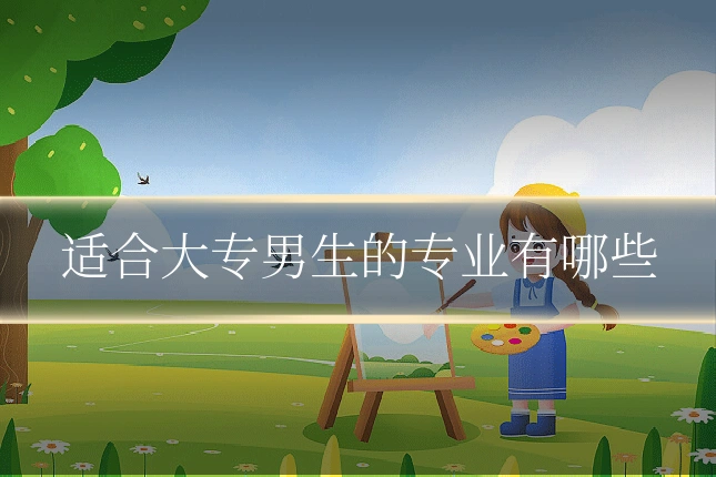适合大专男生的专业有哪些